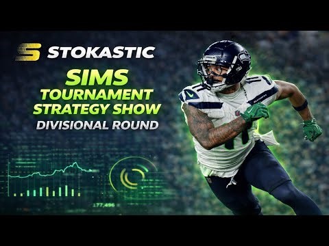 NFL DFS Sims Tournament Strategy Friday 1/16/26 | Divisional Round