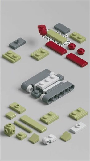 GLA Scorpion tank variant 1 Command and Conquer Generals Zero Hours #lego #satisfying