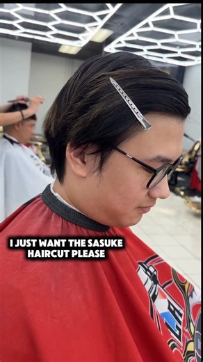 3.4K views · 129 reactions | Mah boy wanted to get the sasuke haircut...