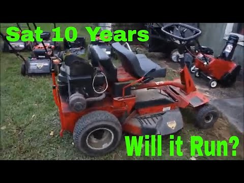 Snapper SR-Series with 10HP Briggs and Stratton Won't Start~Stored 10 Years