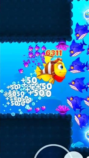 🦈⚔️ big dog purple shark 😱 | Aquarium Crush game 🎯 | #aquariumfish #aquariumcrush #games