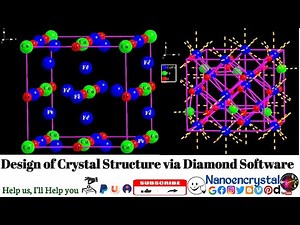 How to Draw and Design Crystal Structure of CuFe2O4 using Diamond Software