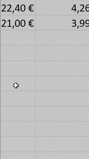 Wie du Zellen in Microsoft Excel mit nur drei Zeichen sicher ausblenden kannst #shorts