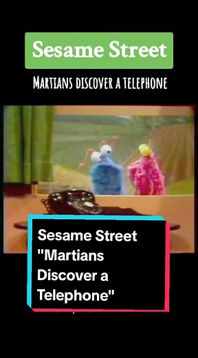 Who remembers the yip yip yip martians from Sesame Street? #sesamestreet #martians #telephone #mars #yipyipyipyipyipyipyip #uhhuh #earth #cow #aliens #muppets #jimhenson #pbs #brrring #phone #greetings #hithere #funny #fyp #fypシ