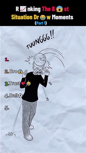 Ranking the Best Situation Draw 😂 (Part 1) #shorts