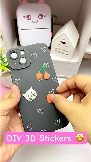 How to Make 3D Stickers at Home 😳| Easy DIY Sticker Making | how to make stickers