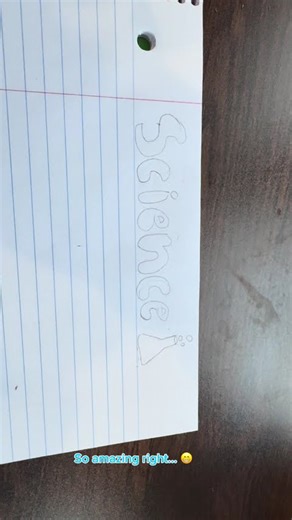 Decorating my science notebook