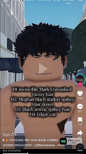 Berry avenue male hair combos code # #menshair #berryave #roblox #haircodes #berryavenuecodes