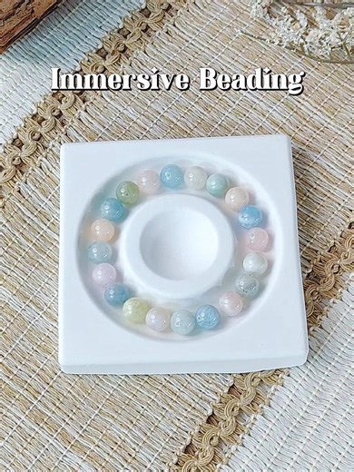 Morganite: Stone of Love & Healing, symbolizing unconditional love, new hope, gentle strength #healingcrystals、#crystals、#DIY、#handmadejewelry、#crystalbracelets