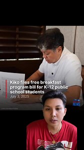 8.4K views · 355 reactions | SENATOR KIKO PANGILINAN FILE FREE BREAKFAST PROGRAM BILL TO K-12 PUBLIC SCHOOL STUDETS GOOD JOB SENATOR KIKO PANGILINAN 﫡 #ROMEOTV | ROMEO TV | Facebook
