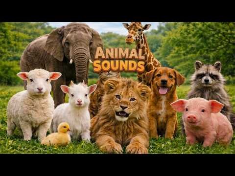 30 Amazing Jungle Animal Sounds for Kids 🦁🐘 | Learn Wild Animals Names & Sounds