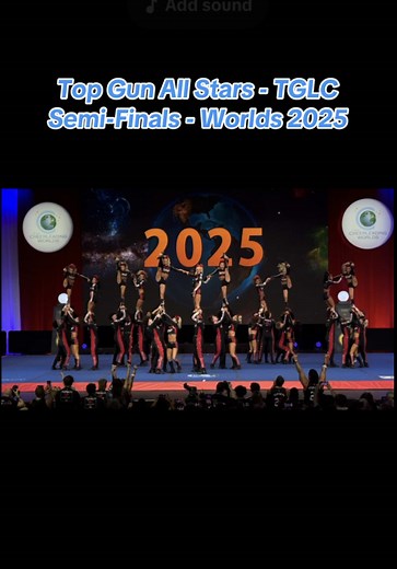 We’re laps ahead of you zoom zow!🖤 #topgun #topgunallstars #topguntglc #tglc #cheer #cheervideos #fyp #worlds #worlds2025 #cheerworlds2025 #allstarcheer