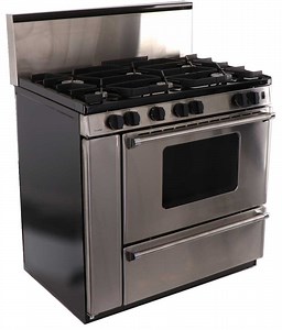 Premier Pro Series 36 In. Stainless Steel Gas Range - P36S3282PS