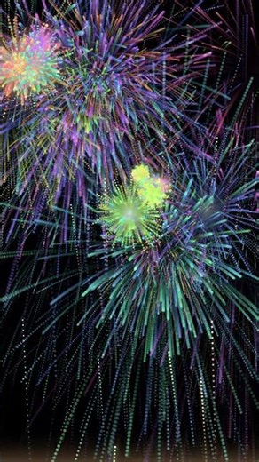 Mega Fireworks Show - Generative Art
