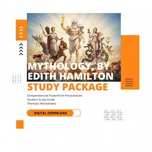Mythology Presentation Pack (Digital Download: Slides, Study Guide & Worksheets)