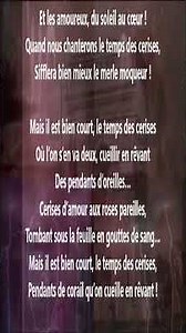 The Time of Cherries - Jean-Baptiste Clément read by Yvon Jean