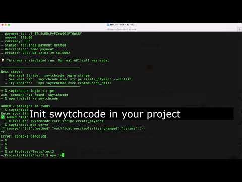swytchcode cli demo
