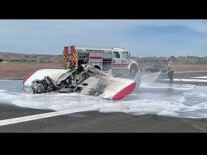 Hard Landing Causes Fire in Oregon