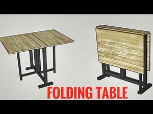 I Made the Folding Table Very Easily || How to Make a Folding Table