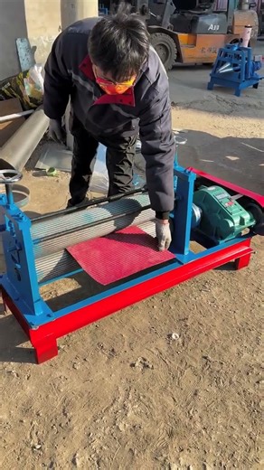 Operation method of corrugated ribbed machine#viralvideo#youtubeshorts