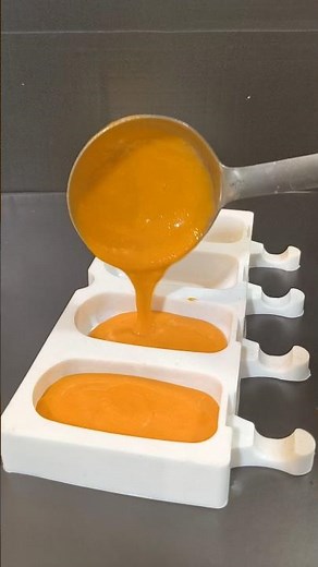 🥭 Homemade Mango Popsicle 😍 | Creamy, Rich & Easy Recipe! #shorts