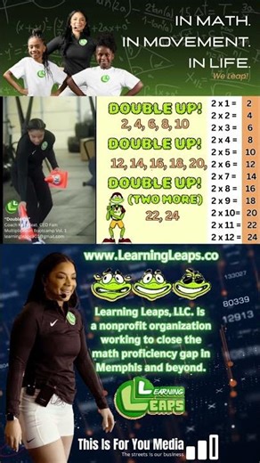 Coach Kelly, Founder of ‪@LearningLeaps‬ is making a positive impact by doubling up numbers.