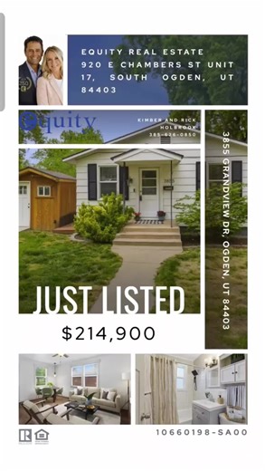 Selling our cute starter home! Its in a fabulous location, close to Weber State and Historic 25th, at an affordable price! Open House tomorrow, Sat. May 2nd at 10am-12pm! #utah #utahliving #househunting #weberstateuniversity #ogden