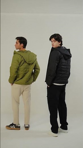 GIORDANO Hooded Paddes Jacket.
