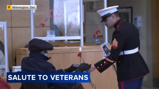 A heartwarming salute to local veterans at the Wilmington VA in Delaware