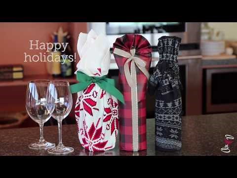 How to Gift Wrap Wine Bottles - Three Ways