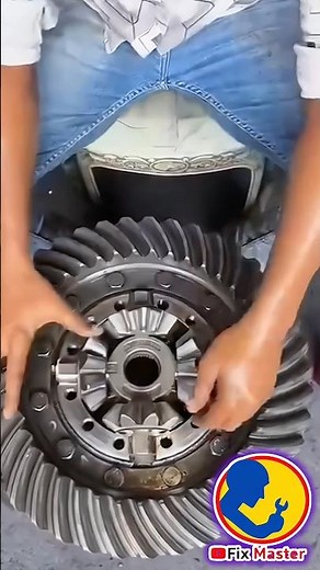 EXTREME Differential Gear Build Process 🔥 Diesel Truck Workshop #shorts