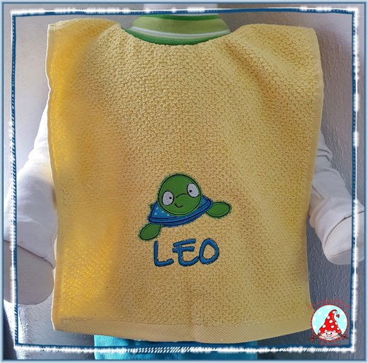 Towel Bib With Name and Motif, Bib, XXL Dribble Bib, Slip-on Bib, Large Bib, Towel Bib - Etsy