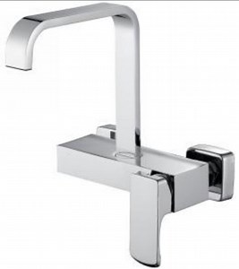 [Hot Item] Wall Mounted Kitchen Faucet Mixer Tap Kitchen Sink Taps Brass Faucet