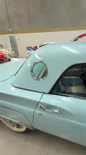 1957 Ford Thunderbird coup, Baby Blue #thunderbird #ford #fordthunderbird
