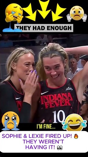 Sophie Cunningham & Lexie Hull Had ENOUGH!!! 😳🔥 The Fever Duo Was FIRED UP! #shortsfeed #sophie