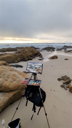 What a special week of plein air painting, beauty and community at Asilomar, on the California coast! I loved reliving this experience in these videos and photos today. . @steveputtrich and I share the same values and goals in our painting practice, and to come together and teach a grace-based watercolor retreat, encouraging artists to grow in both skill and self-expression, felt like a dream come true and a profound blessing. And we get to do it again next year, October 25-30, 2026. Want to joi