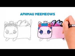 How to Draw Butterfly Cat Aphmau Meemeows
