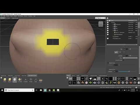 Mudbox 05 11 Patch Holes in a Mesh