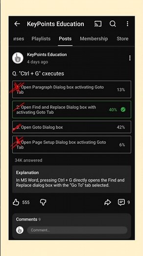 Stop Scrolling! Use Ctrl + G 🚀 | MS Word Shortcut