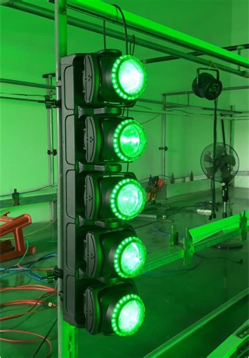 Five Beams for Ultimate Stage Lighting