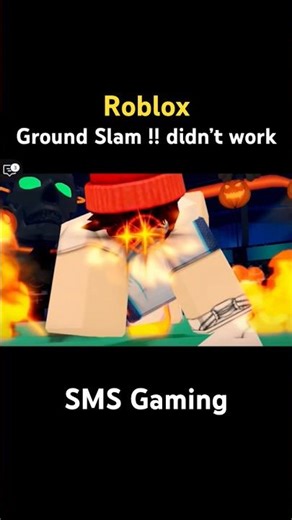 Roblox - Ground Slam !! didn’t work #roblox