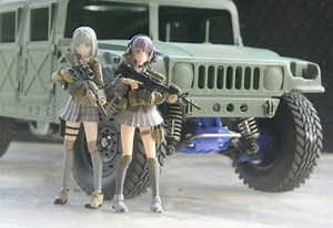 littlearmory 1/12 figma gsc 可动人偶 悍马 摩托
