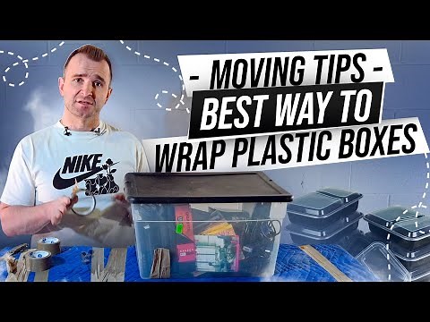 Best Way To Wrap Plastic Boxes – Tips From a Moving Pro!| Yuri Kuts