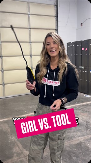 Episode 2 of Girl vs. Tool: HVAC Edition #tools #hvac #hvaclife #toolsofthetrade #colorado #girlvstool #toolbox #hvactech #homeservices #workhumor #bluecollarlife #bluecollar #instagood #reel #reels #instareel #colorado #aaaservice | AAA Service Plumbing, Heating & Electric
