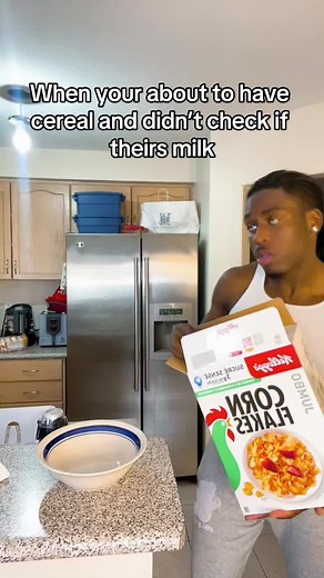Who here puts cereal back in the box? 😂 #fyp