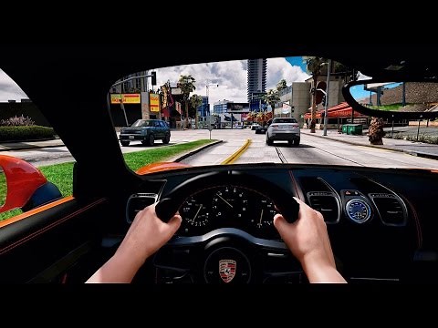 ► GTA 5 REDUX ✪ - Ultra Realistic Graphic ENB MOD - First Person Driving! - 1080p 60 FPS - PC GTA V