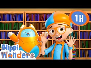 Biblioteca Blippi: Loving The Library | Blippi Wonders | Educational Kids Videos | Moonbug Kids