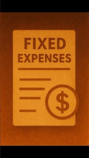 Fixed Expenses — Money Term You MUST Know
