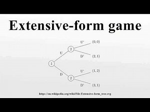 Extensive-form game