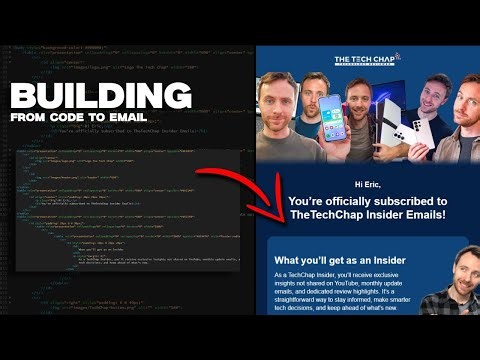 I Built a TechChap‑Style Email Using Only HTML & CSS (Creator Email Series)